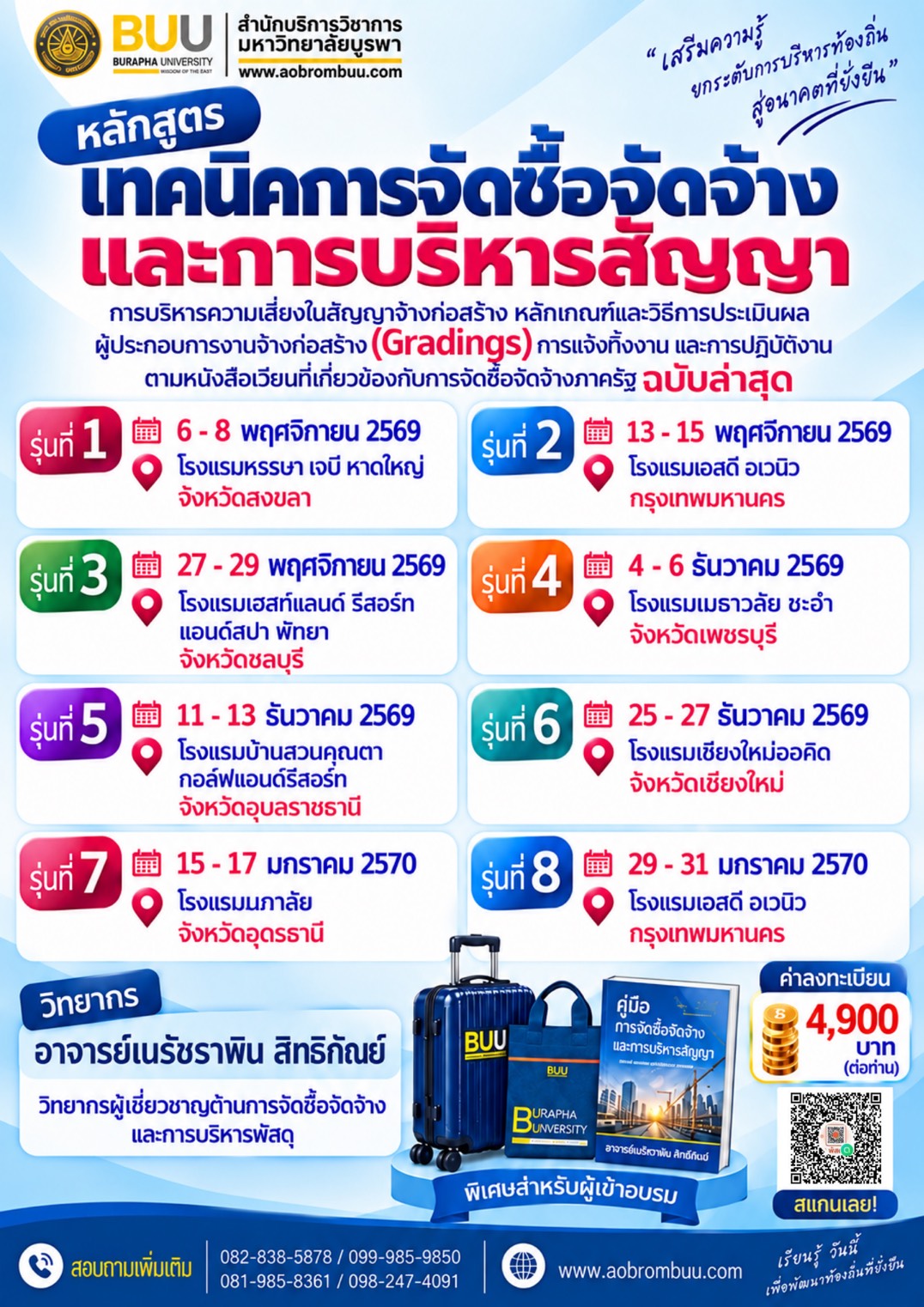 เทคนิคการจัดซื้อจัดจ้างและบริหารสัญญา (Gradings) การแจ้งทิ้งงาน